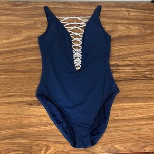 Navy Blue one piece size 6